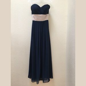 Navy Bridesmaids or Prom Dress